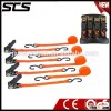 1" X 15' Ratchet Tie Down Strap Set 4PK