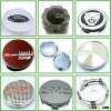 Custom ABS Plastic Chrome Silver Car logo Wheel Center Hub Caps Cover 4pc Set