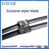 Aero flat wiper blade double wiper blade