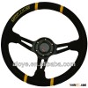 Racing Car Steering Wheel Suede Leather