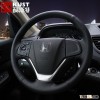 KUST NEWEST version Car Steering wheel Cover For Honda For CRV Interior Accessories Genuine Leather