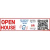 Interactive Real Estate Sign for Open House / QR Code / NFC Tag Post eTicketing