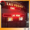 Novelty sequin wall panel advertisement design