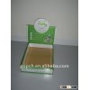 hot sale customized corrugated carboard/crimp paper pop up promotion table/promotion desk