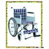 ce foldable spraying steel pipe frame wheelchair 4618 transport