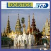 Yangon road trucking door to door from China to Yangon