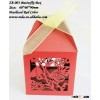 Teda Laser cut Butterflies wedding favor decoration boxes