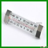 Plastic wall liquid rectangle fridge thermometer