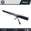 50cm security plastic baton tonfa anti-riot baton PC/PP/ABS material with rubber surface