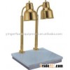 Stainless steel heating lamp with cutting board