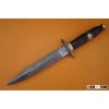 BEAUTIFUL COMMANDO ART DAGGAR DAMASCUS KNIFE