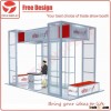 Yota 10x20 trade show booth/3x6 exhibition booth with glass shelves for ELITELIVING