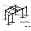 outdoor 6 pillars aluminum modular stage truss system
