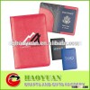 Pocket size leather passport cover passport holder made in china