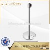 Stackable retractable High Quality Crowd control system post barrier stand stainless steel event