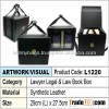 Lawyer legal and law book box