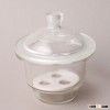 HUAOU LAB Clear glass Desiccator with porcelain plate