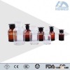 HDMED apothecary amber glass bottle/glass laboratory reagent bottle in different sizes