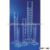 clear quartz glass graduated cylinder