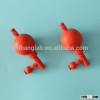 Pipette Filler bulb /PF210 /220/Chemical resistant rubber filler with 3 valves for suction, Red,Gree