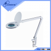 (BM-6025-8) Table Desk Clamp Mount Magnifying lamp Optical Glass LED Magnifying Lamp