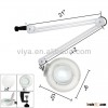 desktop magnifier lamp/desktop magnifying glass/desk lamp with magnifier