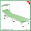 Cheap Folding Aluminum Structure Tanning Sunbed With Canopy
