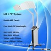 Double handles LED PDT for acne scar wrinkle treatment skin whiten and tighten