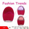 Blue&Red Light, Sonic Facial Massager Brush, Deep Cleansing Silicone Facial Brush
