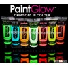 Glow in the dark body paints - 6 Neon colours and 1 invisible colour. All glow in the dark & und