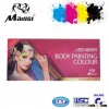 Non-toxic bright face painting colours