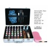 Sparkle Glitter Tattoo Kit 38 Colors 42pcs Tattoo Stencil Glitter Diamond Tattoo Kits