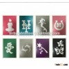 Safe on Skin Reusable and Durable Body Art Glitter Tattoo Stencil Designs