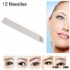 CHUSE Eyebrow Tattoo Needles Permanent Eyebrow Makeup Microblading Blades 12 Sloped