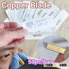 Copper Curved Blade Permanent Makeup Needles 3D Eyebrow Embroidery Manual Tattoo Pen Machine Microbl