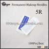 Tattoo Eyebrow Makeup Disposable Needles Medical Stainless steel Permanent Makeup Needles 5 R