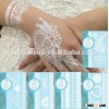 White Tattoo Lace Temporary Tattoos Flower Waterproof Flash/transfer tattoos