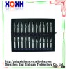 Professional complete 22pc/box 304 Stainless Steel tattoo needle tip set PERMANENT Tattoo Nozzles Ti