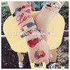 2016 Non Toxic Children Cartoon colorful Temporary Kids Tattoo Sicker for Kids
