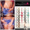 Waterproof temporary tattoo ,wholesale temporary tattoo sticker, Waterproof tattoo sticker in gold