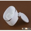 GT1052 Shampoo plastic blk /white bottles cap