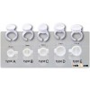 Permanent make up pigment ring holders