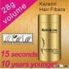 artificial hair fiber Keralux keratin hair building hair fibers