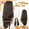 Virgin hair Free part silk top human hair wig