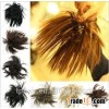 Synthetic Hair Headband Hair Bun Ring Donut Hair Roller Curly Short Hairband
