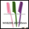 ningbo factory long tail wide tooth plastic comb