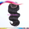 Noble Queen Factory Price Supply 100% Virgin Peruvian Human Hair Free Parting Lace Closure