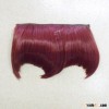 ST 2016 new style high qulity dark red curly clip in hair extention bang