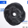 bun chignon hairpiece , bride synthetic chignon hair , chignon bun black