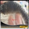indian hair customized super thin skin men toupee wig
